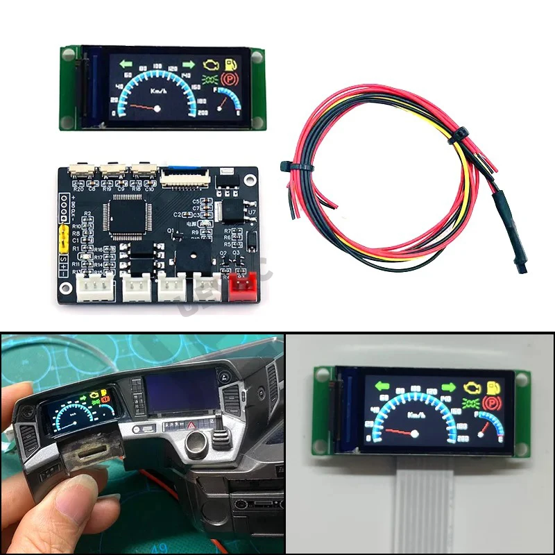 Diy Electronics Kids - Model Simülasyon Elektronik Ekran 1/10 RC