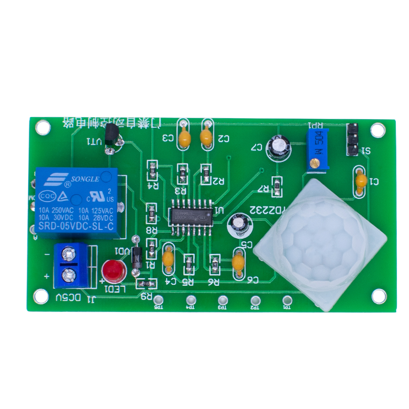 Electronics Diy Pcb Design Projects - Kızılötesi Pyroelektrik İnsan Vücudu Algılama Anahtarı