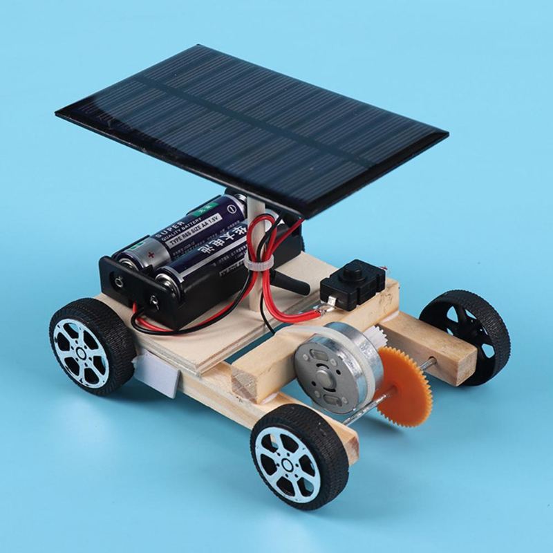 Diy Electronics Kids - Güneş enerjili araba yaratıcı icatlar monte