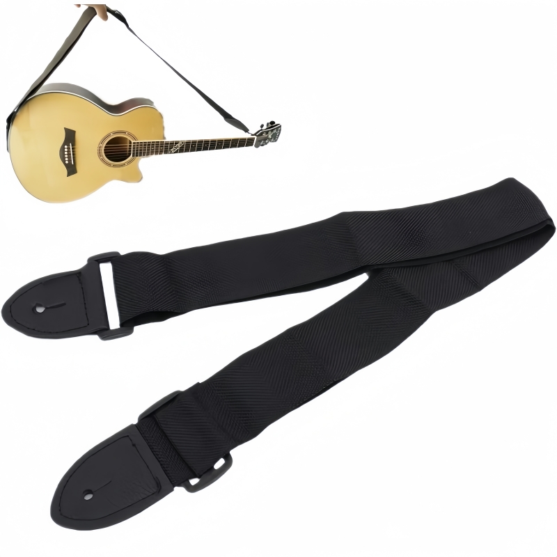 Diy Guitar Electronics - Miwayer 68cm-124cm gitar askısı deri kafa
