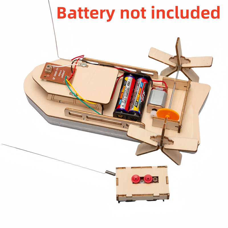 Diy Electronics India - DIY Uzaktan Kumandalı Tekne Oyuncakları Ahşap