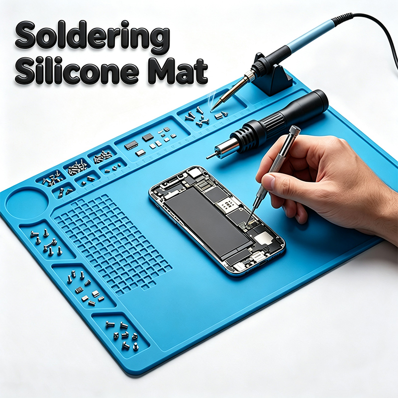 Diy Soldering Station No Electronics - Silikon Tamir Matı Isı Yalıtımı Lehimleme