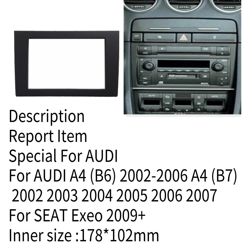 Diy Electronics Radio - AUDI A4 için çift Din araba