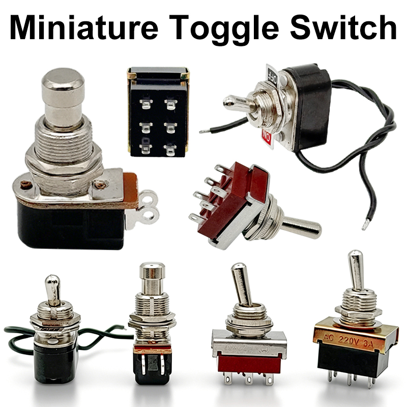 Diy Guitar Electronics - SPST Geçiş Anahtarı 12mm Kesme Delikli