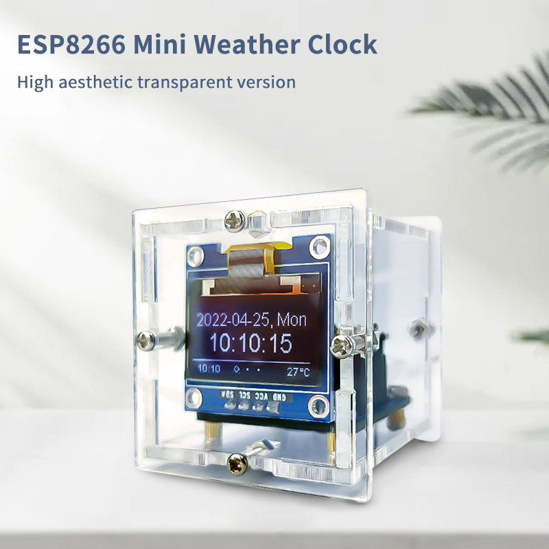 ESP8266 Mini Hava Durumu Saati - Diy Electronics Project Kit incelemesi ve fiyatı