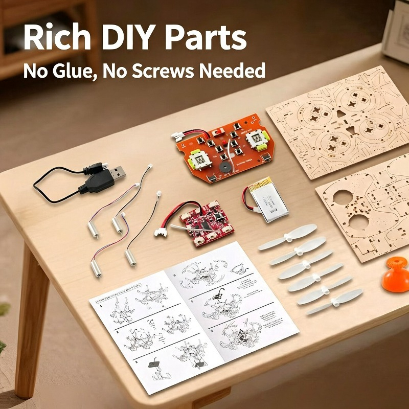Ahşap Rc Quadcopters DIY Kiti  - Diy From Old Electronics incelemesi ve fiyatı