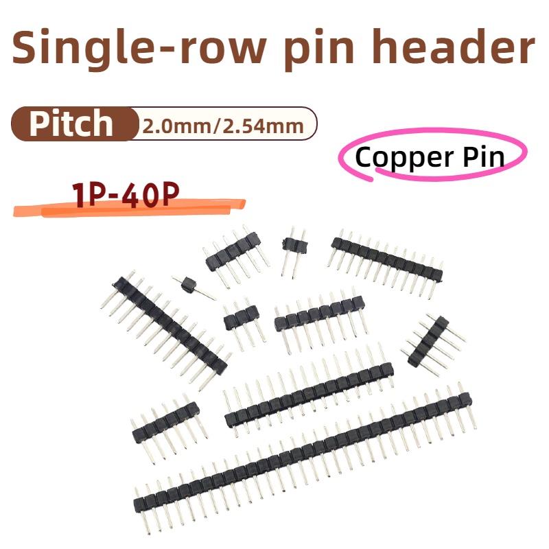 10 adet, 2.54mm aralıklı tek/ç - Male Female Header Pin incelemesi ve fiyatı