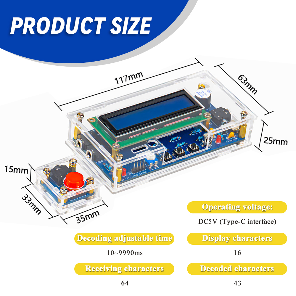 Dijital Ekranlı DIY Telgraf Ko - R/Diy Electronics incelemesi ve fiyatı
