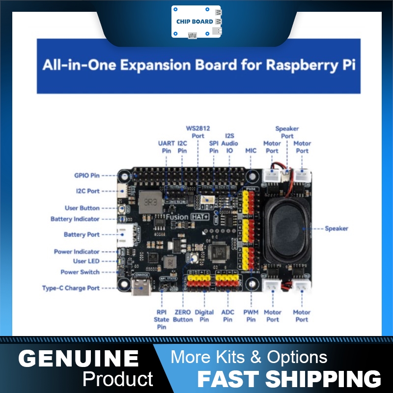SunFounder Fusion HAT+: Motorl - Raspberry Pi Zero incelemesi ve fiyatı