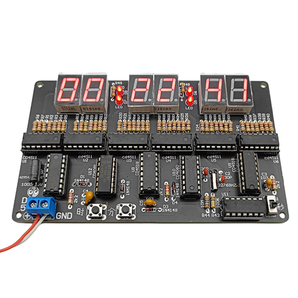 24 Saatlik Dijital Devre Saati - Electronics Diy Pcb Design Projects incelemesi ve fiyatı