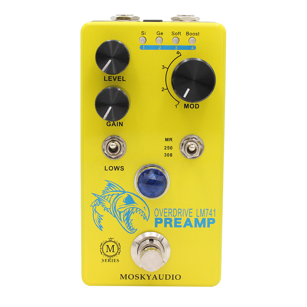 MOSKY LM741 Preamp gitar pedal - Diy Guitar Electronics incelemesi ve fiyatı