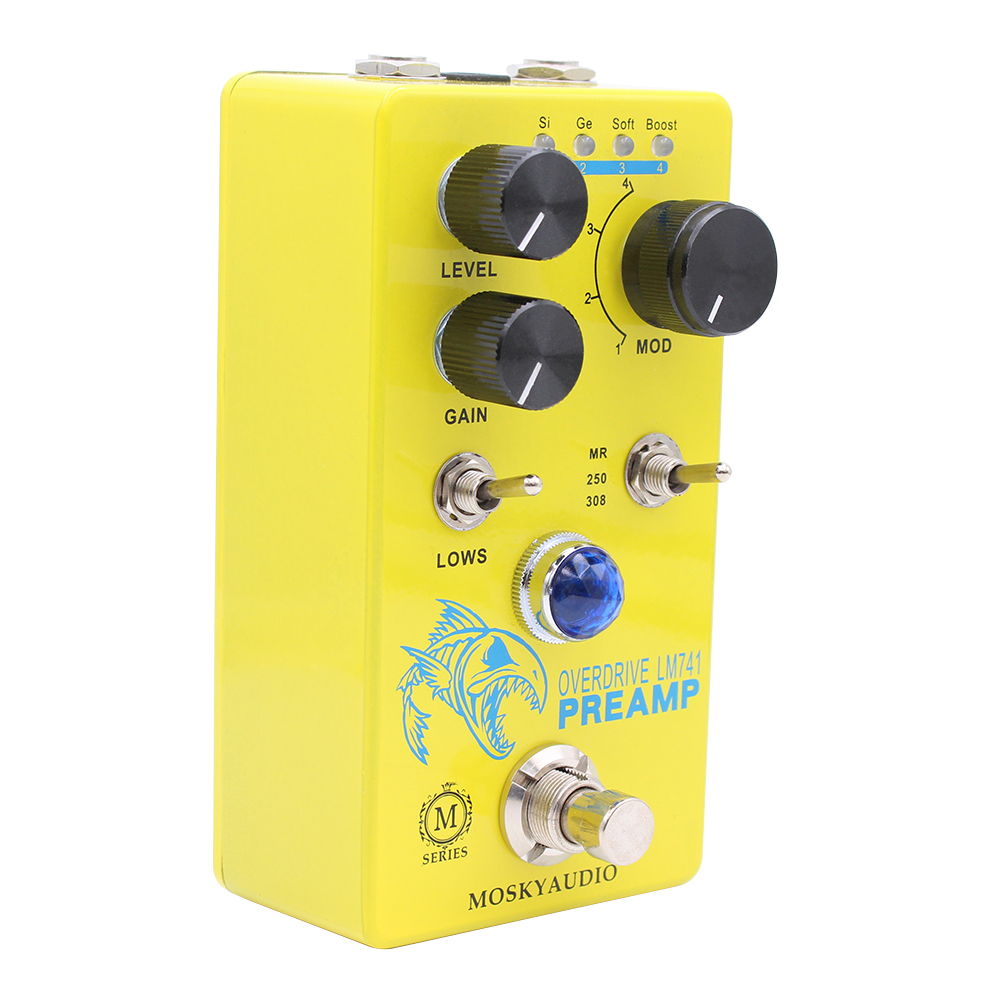 MOSKY LM741 Preamp gitar pedal - Diy Guitar Electronics incelemesi ve fiyatı