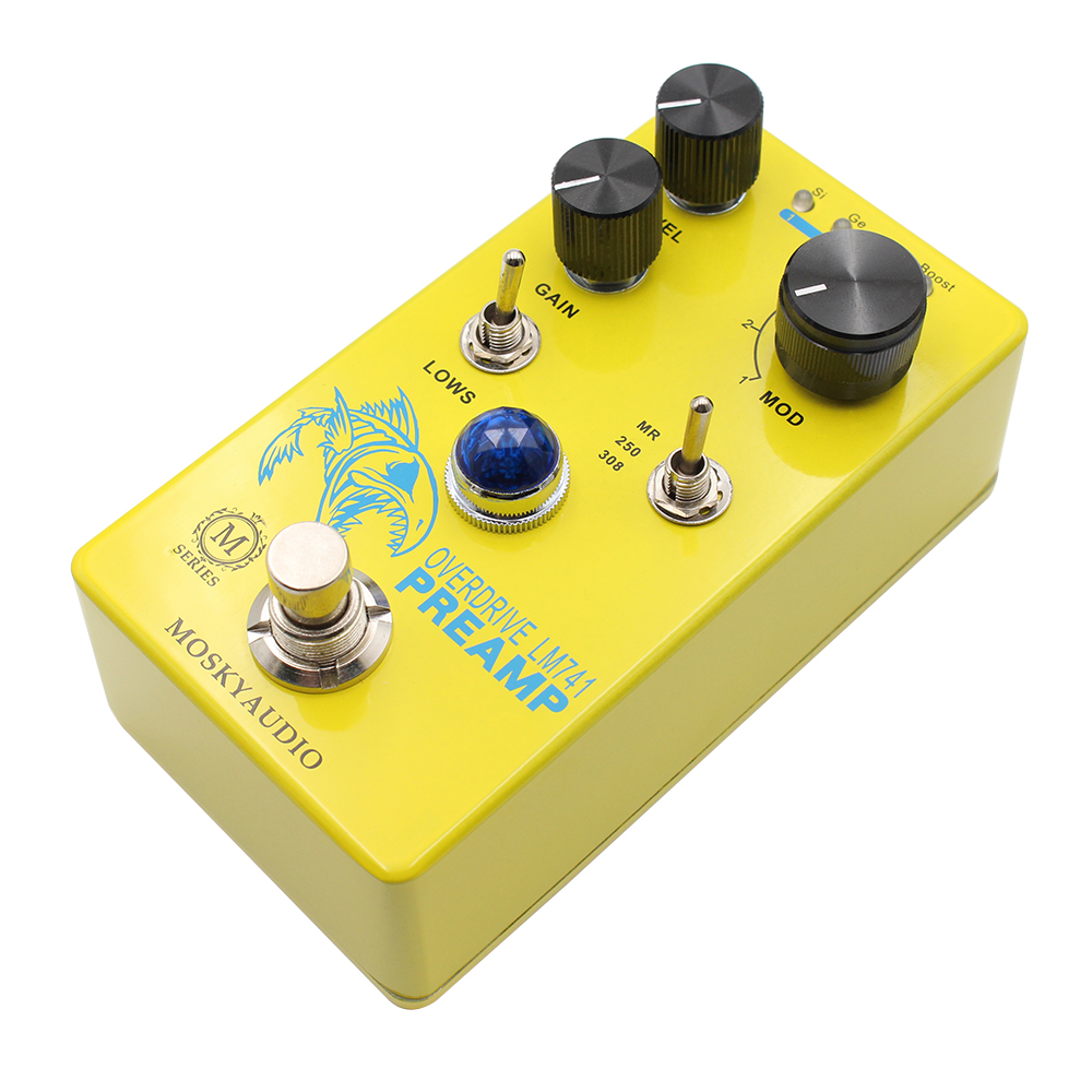 MOSKY LM741 Preamp gitar pedal - Diy Guitar Electronics incelemesi ve fiyatı