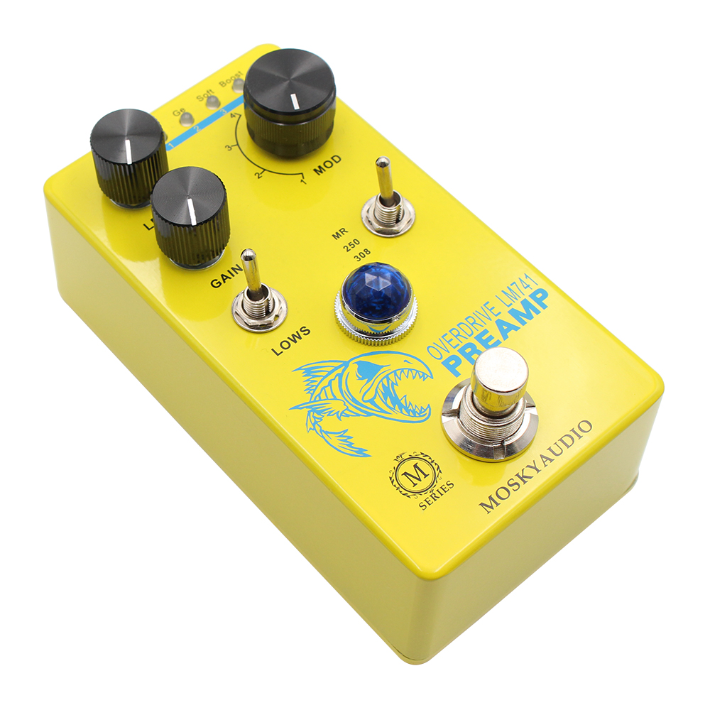 MOSKY LM741 Preamp gitar pedal - Diy Guitar Electronics incelemesi ve fiyatı