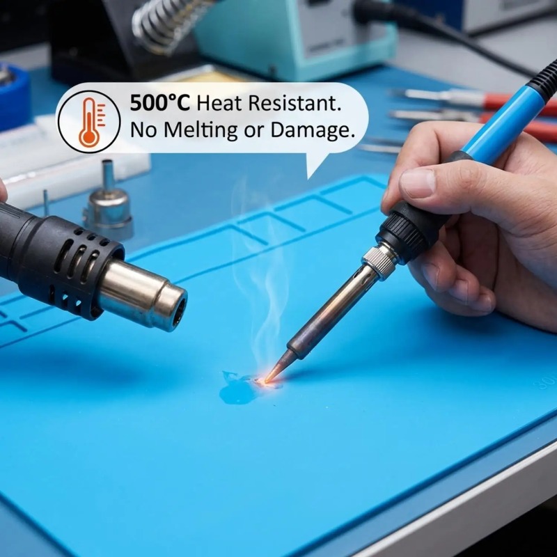 Silikon Tamir Matı Isı Yalıtım - Diy Soldering Station No Electronics incelemesi ve fiyatı