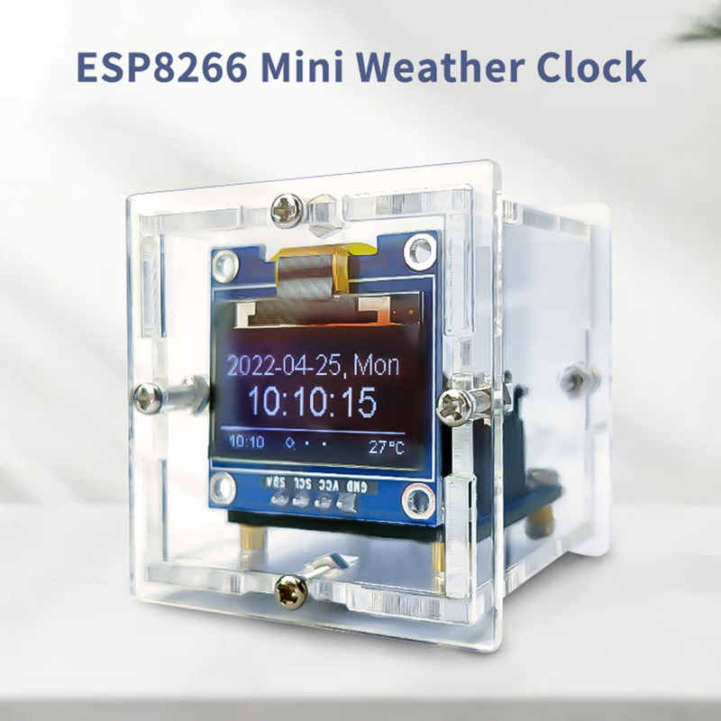ESP8266 MINI Hava Durumu Saati - Diy Soldering Station No Electronics incelemesi ve fiyatı