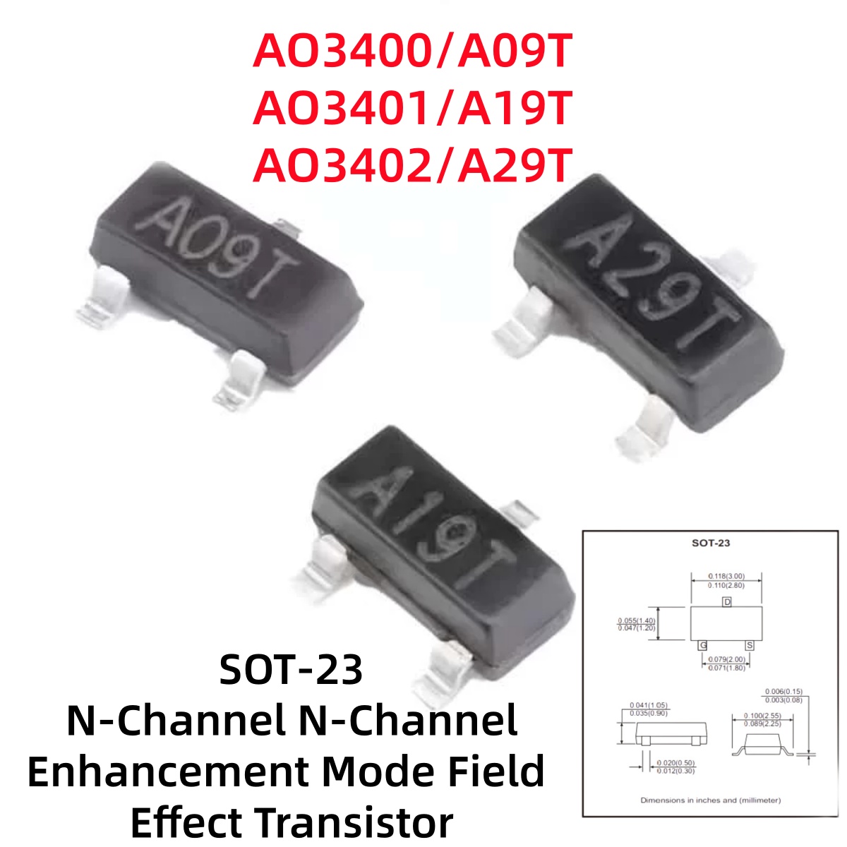 100-500 Adet AO3400/A09T AO340 - Diy Electronics Youtube Channel incelemesi ve fiyatı
