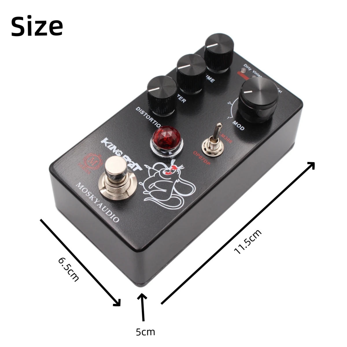 Mosky KING RAT Efekt Pedalı Di - Diy Guitar Electronics incelemesi ve fiyatı