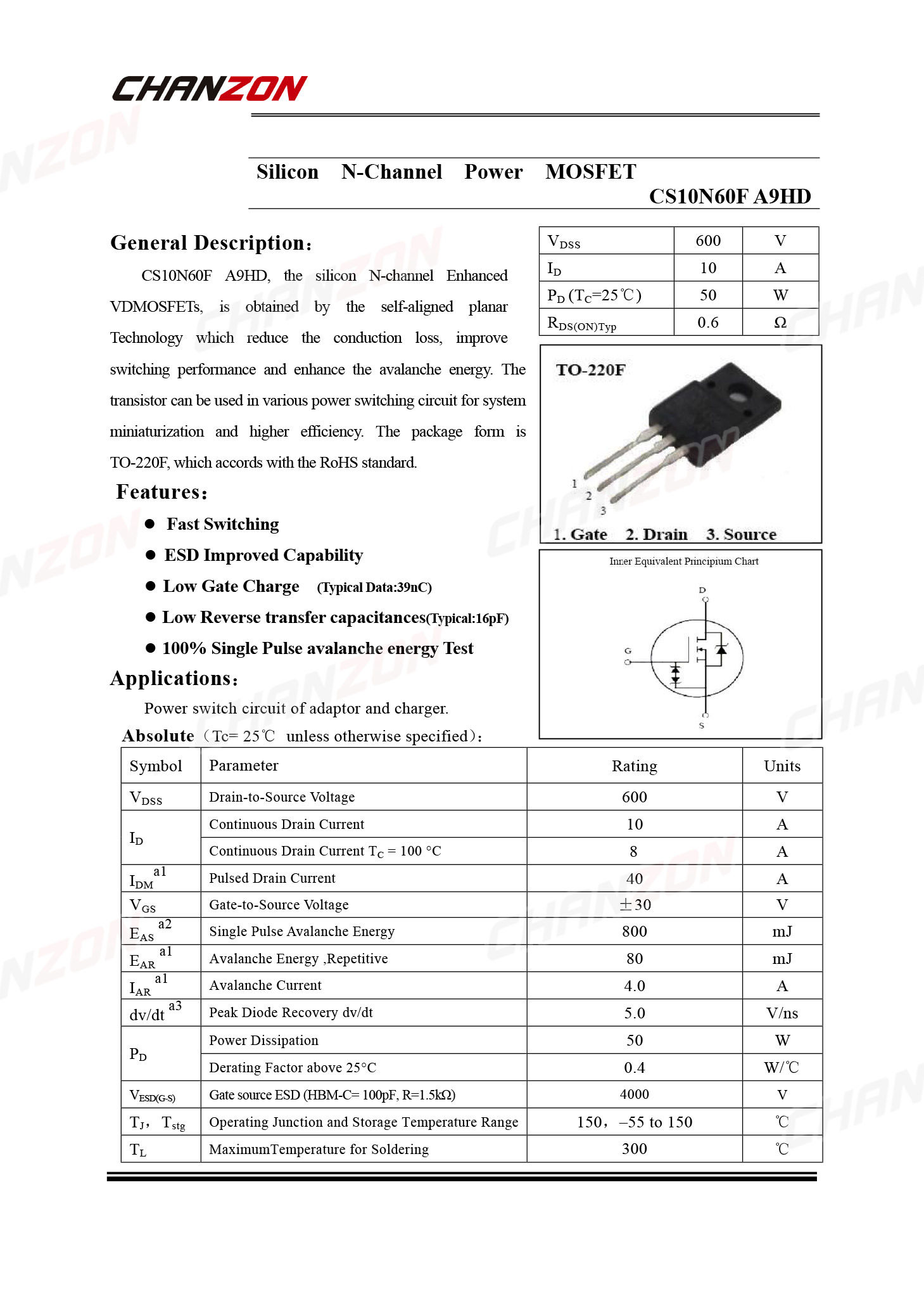 10 adet 10N60 TO-220F N kanal  - Diy Electronics Youtube Channel incelemesi ve fiyatı