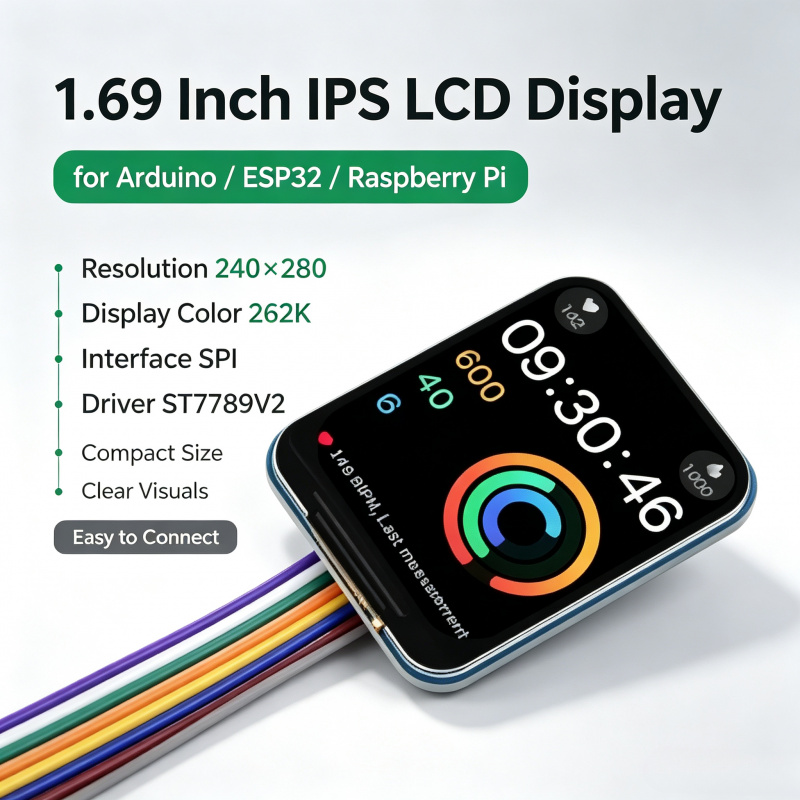 1.69 İnç IPS LCD Modülü ST7789 - Raspberry Pi Zero incelemesi ve fiyatı