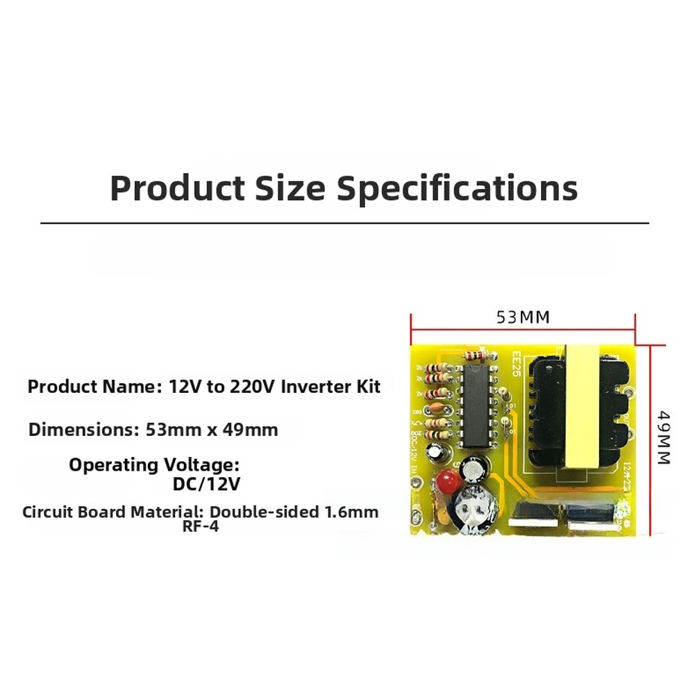 İnvertör Kiti DC 12V - AC 220V - Diy Electronics Project Kit incelemesi ve fiyatı