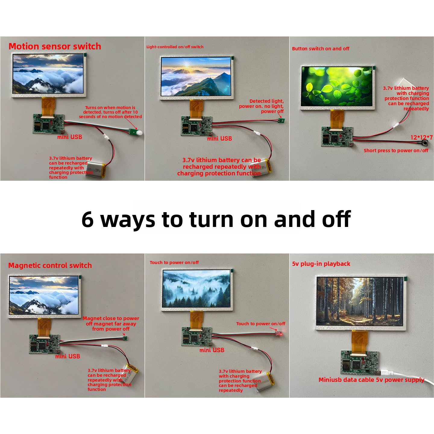 7 İnç LCD Ekranlı Elektronik P - Diy Electronics Videos incelemesi ve fiyatı